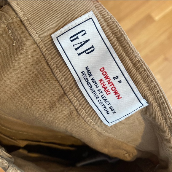 NWT Gap Mid Rise Downtown Khakis Size 2 Petite (2P) - Picture 4 of 4